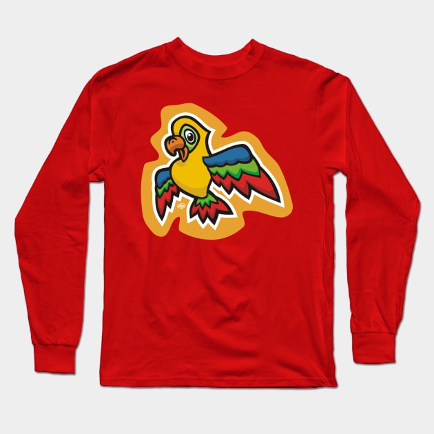 Little Parrot Long Sleeve T-Shirt by MBK